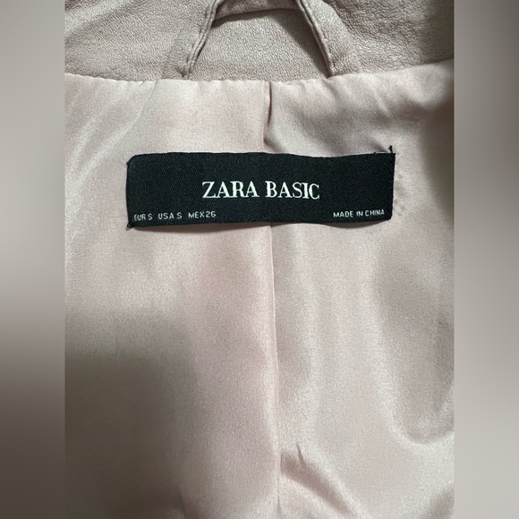 Zara Basic Faux Leather Biker Jacket (S) - Picture 5 of 6